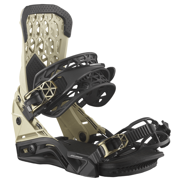 Salomon Men's Highlander Snowboard Bindings 2024 Pale Khaki