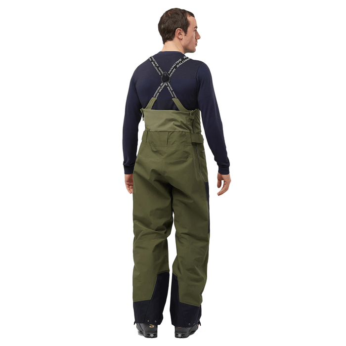 Salomon Men's QST Gore-Tex Pro Bib Pant 2024 Olive Green/Deep Black - Comor - Go Play Outside