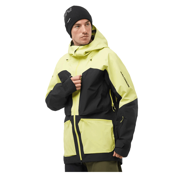 Salomon Men's QST Gore-Tex Pro Jacket 2024 Deep Black/Charlock