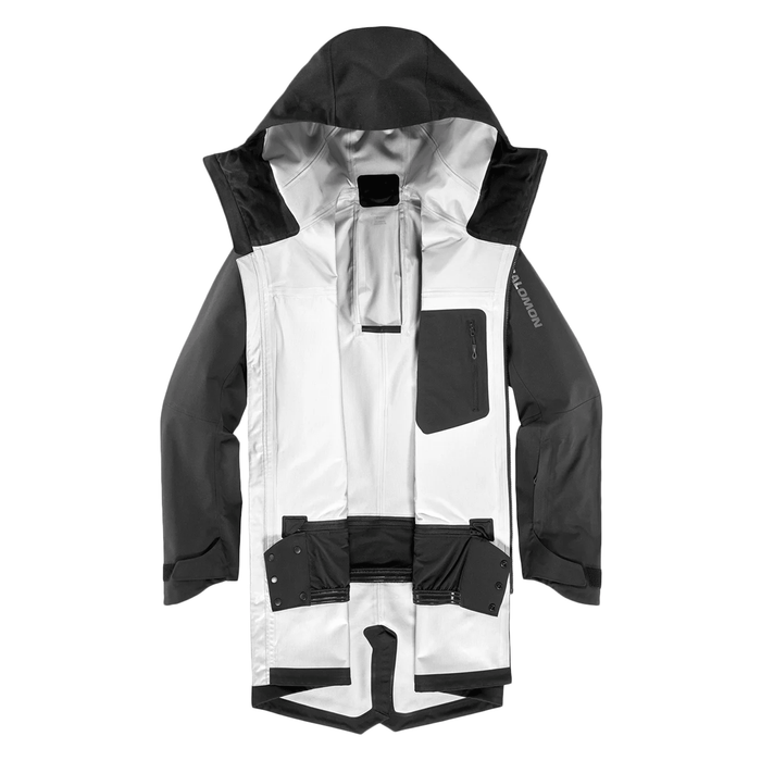 Salomon Men's Stance 3L Long Jacket 2024 Deep Black/Periscope