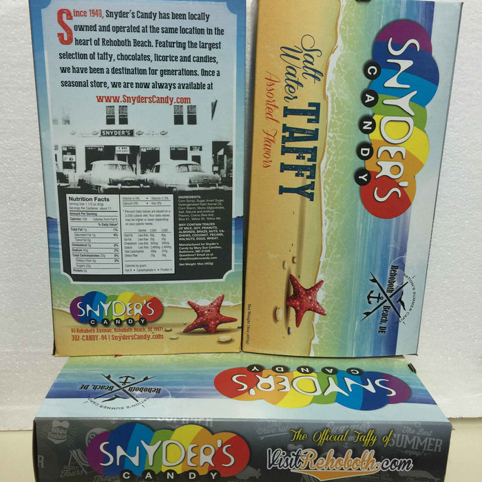 Salt Water Taffy - Assorted Kisses 1 lb. Box
