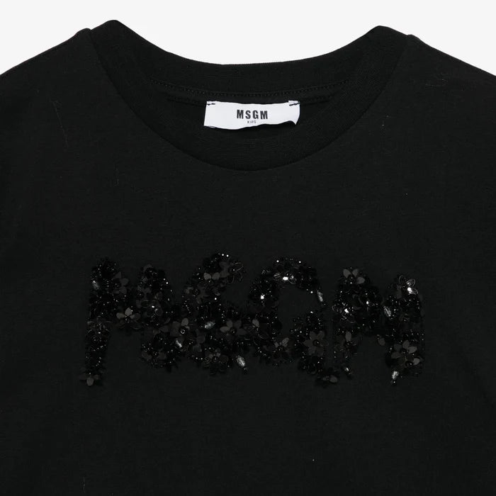 MSGMSequin Embellished T-Shirt8051883432329SAVANNA