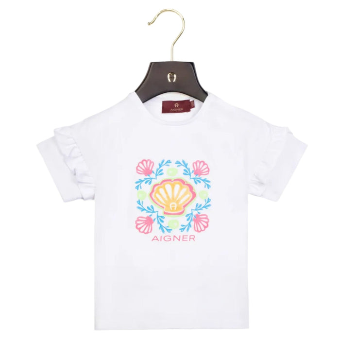 AIGNERShell Print T-Shirt4062176878322SAVANNA