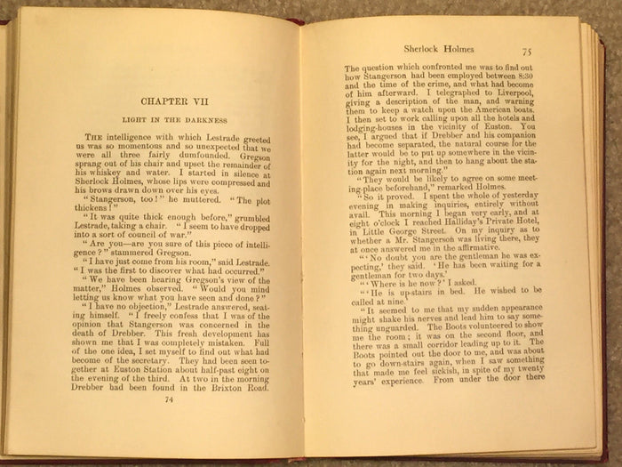SHERLOCK HOLMES by Arthur Conan Doyle — SPECIAL LIMITED EDITION, 1903