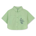 KENZOShort Sleeved Poplin Shirt3617165932311SAVANNA