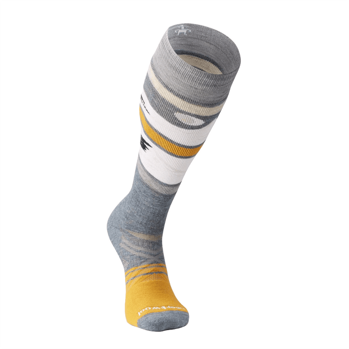 Smartwool Men's Full Cushion Midnight Print Snow Sock Pewter Blue - Comor - Go Play Outside
