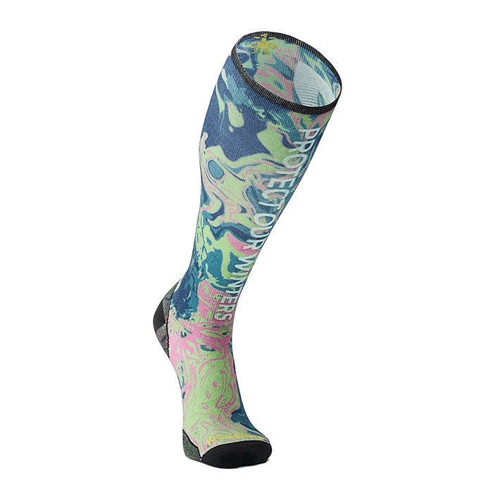 Smartwool Men's Zero Cushion POW Print Snow Sock Twilight Blue - Comor - Go Play Outside