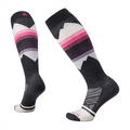 Smartwool Women's Targeted Cushion Pattern Snow Sock Charcoal - Comor - Go Play Outside