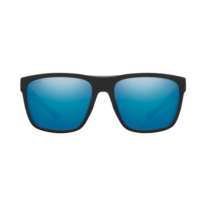 Smith Barra Sunglasses Matte Black/ChromaPop Polarized Blue Mirror - Comor - Go Play Outside