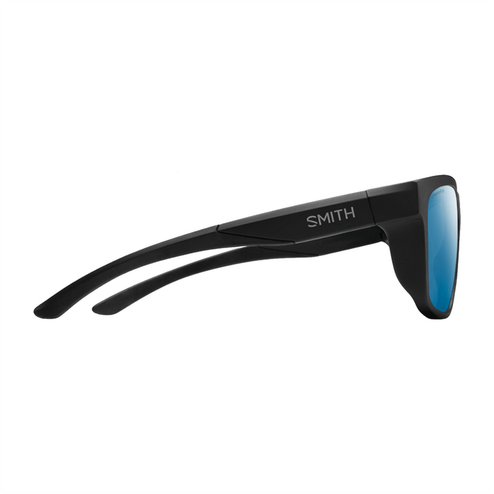 Smith Barra Sunglasses Matte Black/ChromaPop Polarized Blue Mirror - Comor - Go Play Outside