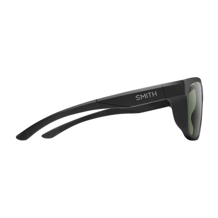 Smith Barra Sunglasses Matte Black/ChromaPop Polarized Gray Green - Comor - Go Play Outside