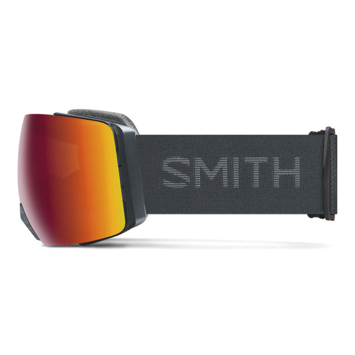 Smith I/O  MAG XL Low Bridge Fit Goggles Slate/ChromaPop Everyday Red Mirror + Chromapop Storm Blue Sensor Mirror