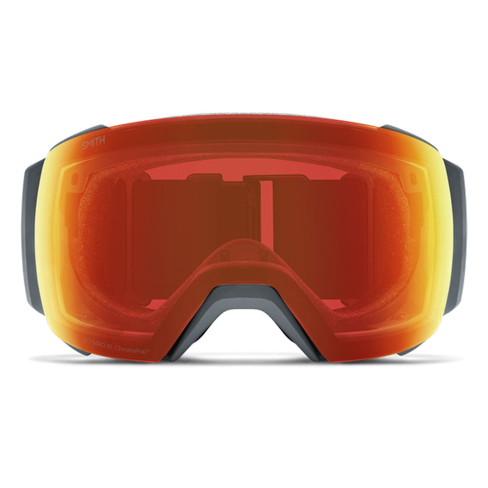 Smith I/O  MAG XL Low Bridge Fit Goggles Slate/ChromaPop Everyday Red Mirror + Chromapop Storm Blue Sensor Mirror