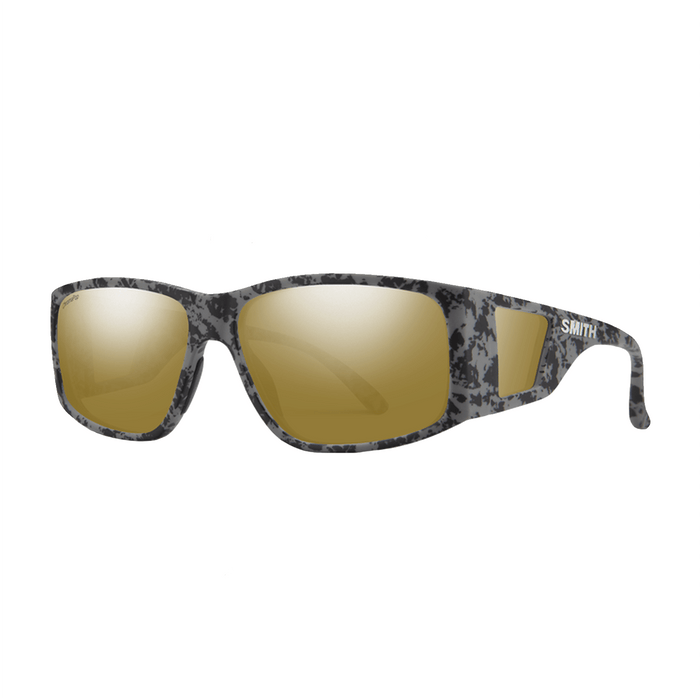 Smith Monroe Peak Sunglasses Matte Gray Marble/ChromaPop Polarized Bronze Mirror - Comor - Go Play Outside