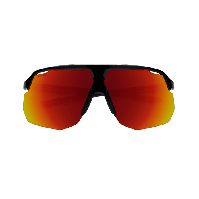 Smith Motive Sunglasses Black/ChromaPop Red Mirror + Clear - Comor - Go Play Outside