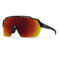 Smith Shift Split MAG Sunglasses Black/ChromaPop Red Mirror + Clear - Comor - Go Play Outside