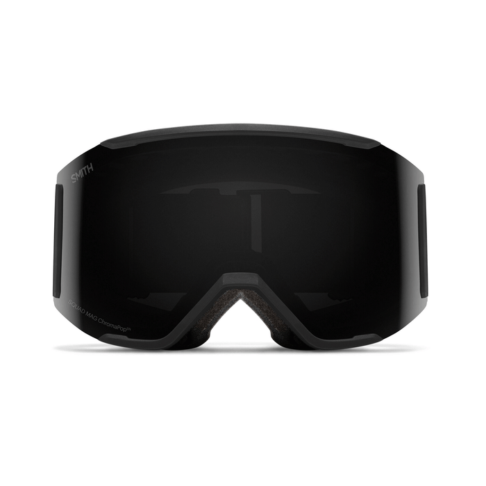 Smith Squad Mag Low Bridge Fit Goggles Blackout/ChromaPop Sun Black + Chromapop Storm Blue Sensor Mirror - Comor