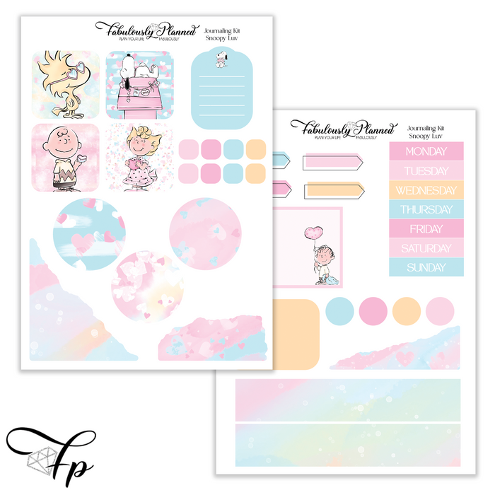 Snoopy Luv- Journaling Kit