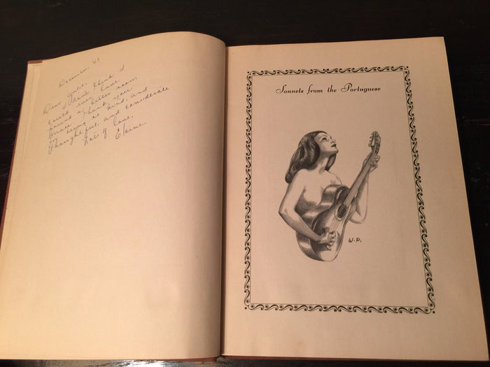 SONNETS FROM THE PORTUGUESE, E. Browning, Illus W. POGANY Tipped in Plates, 1945