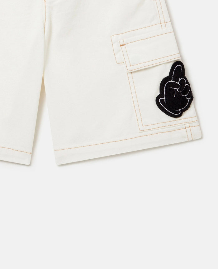Stella McCartneySports Motif Canvas Shorts8059774252087SAVANNA