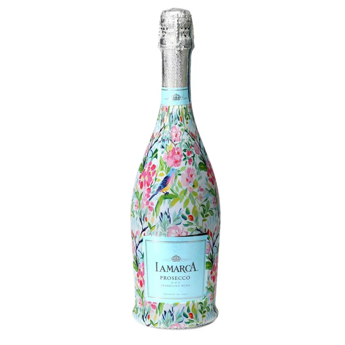 Springtime Serenade Prosecco Bottle Wrap