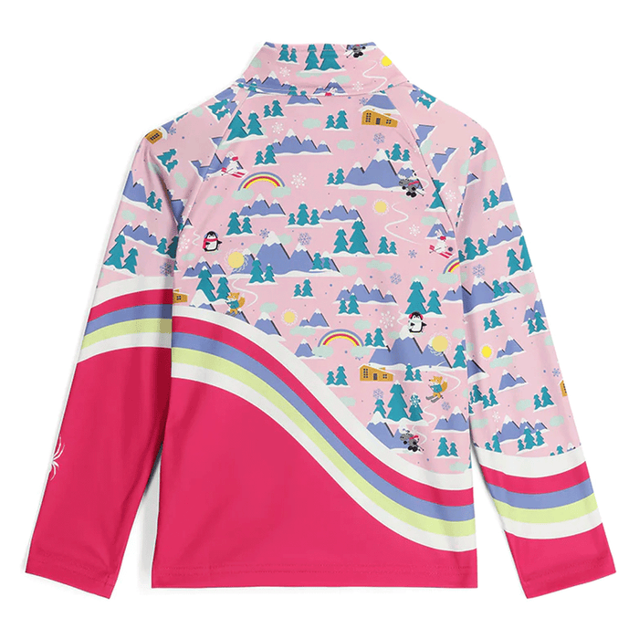 Spyder Kids Reflect 1/2 Zip Sweater Petal Pink