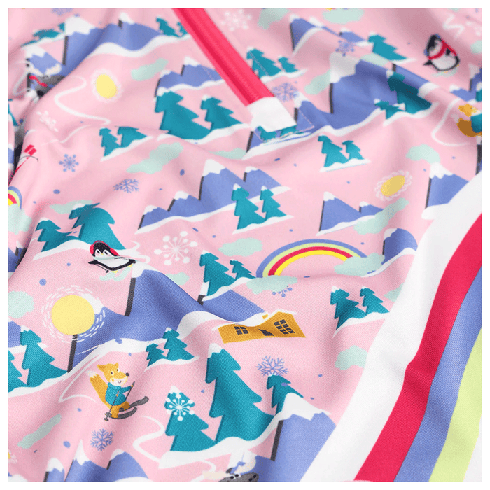 Spyder Kids Reflect 1/2 Zip Sweater Petal Pink