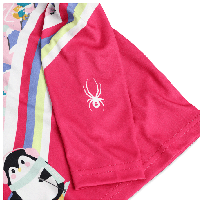 Spyder Kids Reflect 1/2 Zip Sweater Petal Pink
