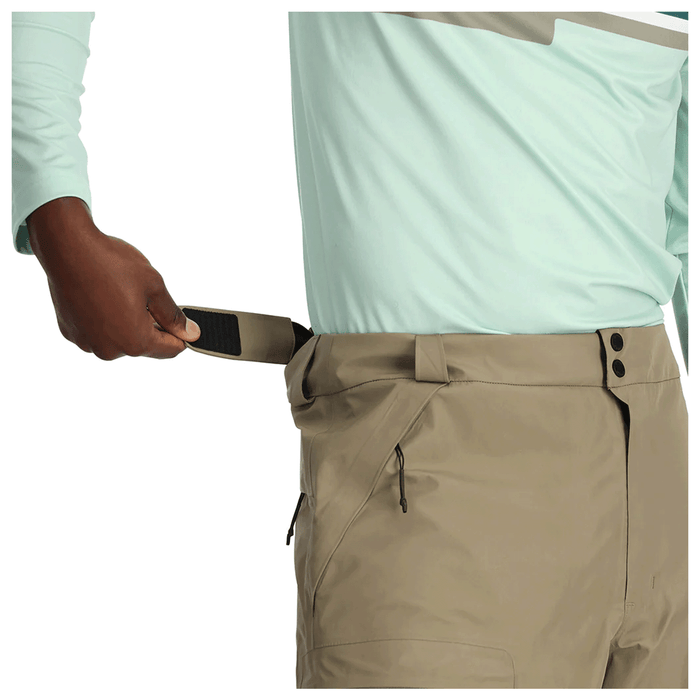 Spyder Men's Turret Shell Gore-tex Pant 2024 Desert Taupe