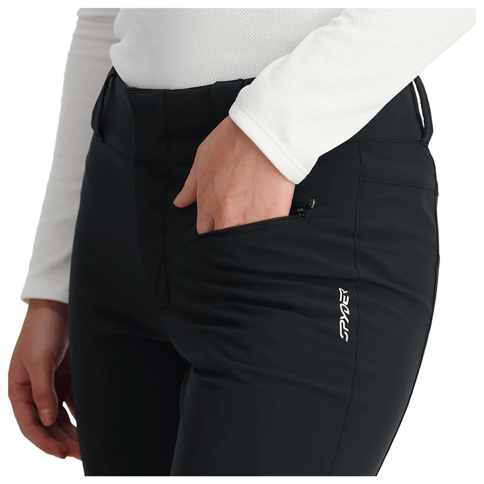 Spyder Women's Painted On Softshell Pant 2024 Black