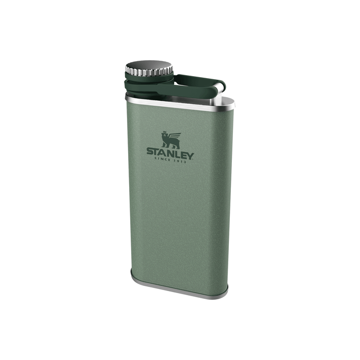 Stanley The Easy Fill 8oz. Flask Hammertone Green - Comor - Go Play Outside