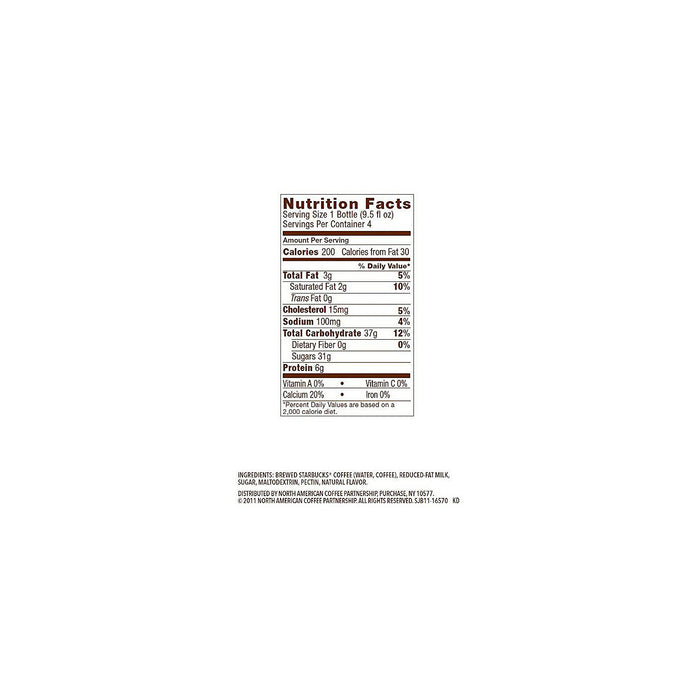 Starbucks Frappuccino Coffee Drink, Vanilla (9.5 oz. bottles, 15 pk.)