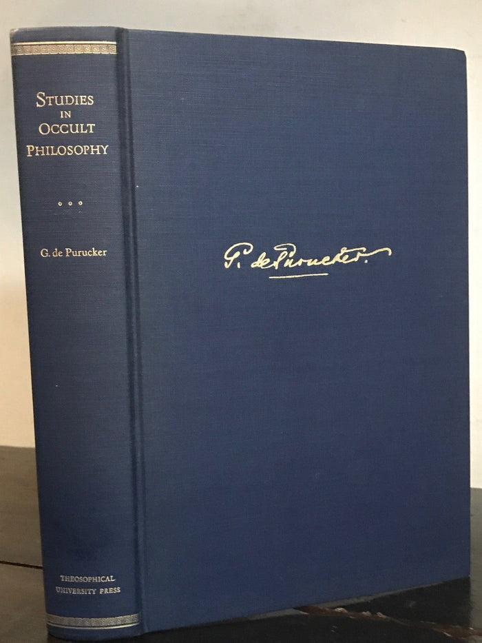 STUDIES IN OCCULT PHILOSOPHY, G. de Purucker, 1st / 2nd, 1949 OCCULT PSYCHIC