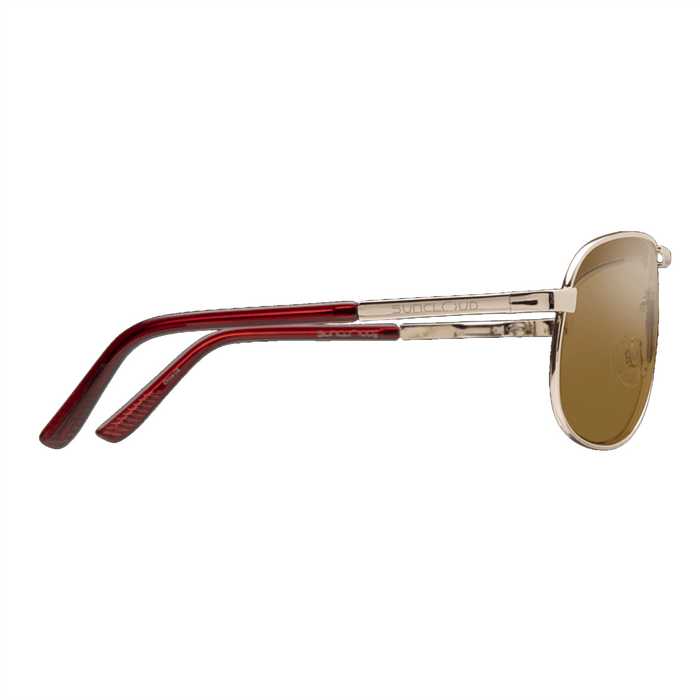 Suncloud Aviator Sunglasses Gold/Polar Brown - Comor - Go Play Outside