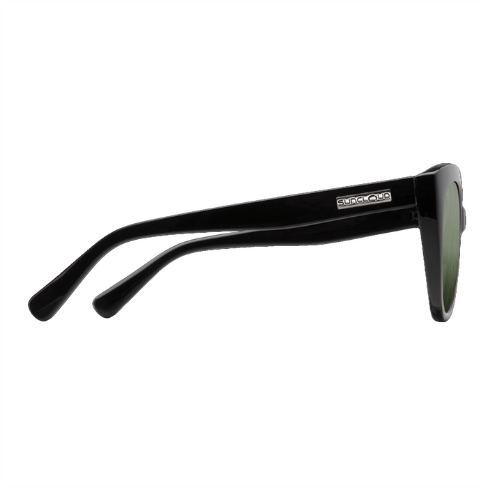 Suncloud Cityscape Sunglasses Black/Polarized Gray Green - Comor - Go Play Outside