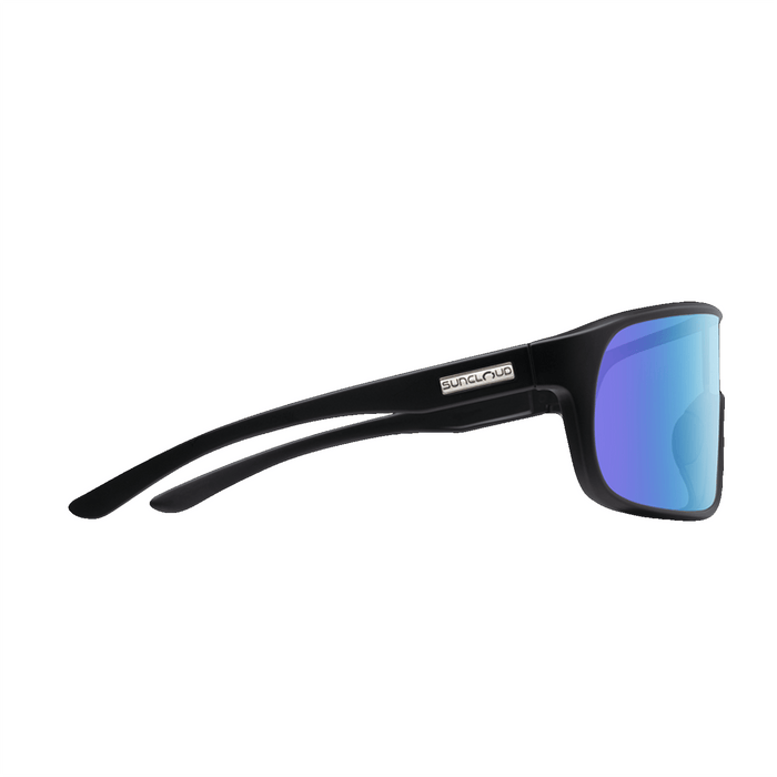 Suncloud Double Up Sunglasses Matte Black/Polar Blue Mirror - Comor - Go Play Outside