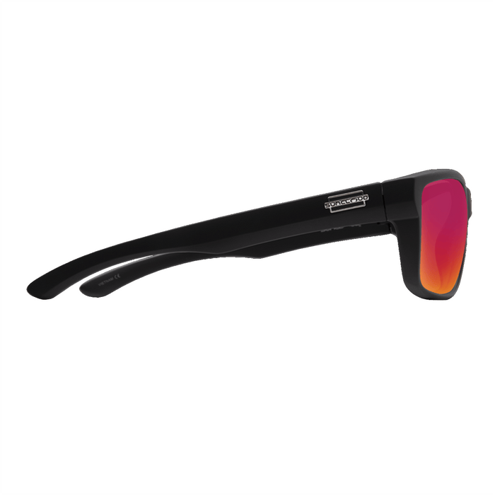 Suncloud Mayor Sunglasses Matte Black/Polar Red Mirror - Comor - Go Play Outside