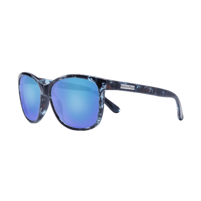 Suncloud Sashay Sunglasses Blue Tortoise/Polar Blue Mirror - Comor - Go Play Outside