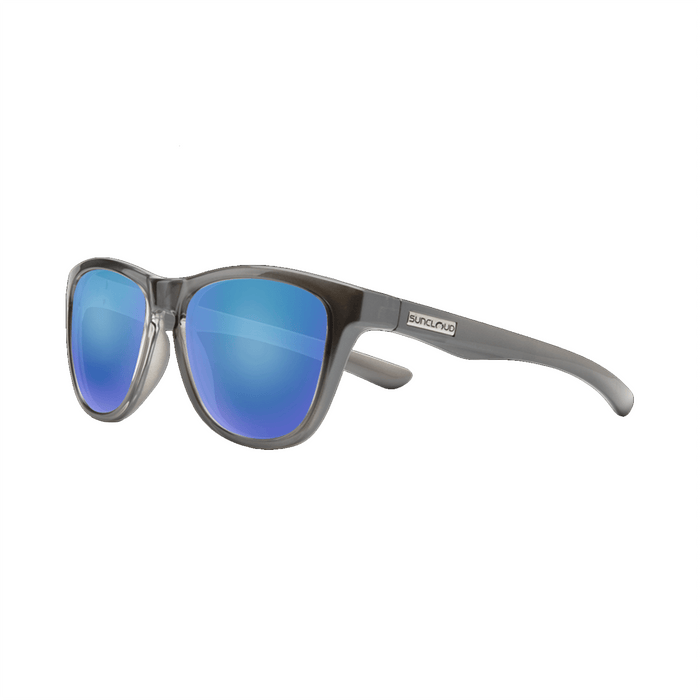 Suncloud Topsail Sunglasses Crystal Silver Backpaint/Polar Blue Mirror - Comor - Go Play Outside