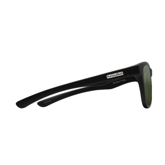 Suncloud Topsail Sunglasses Matte Black/Polar Gray Green - Comor - Go Play Outside