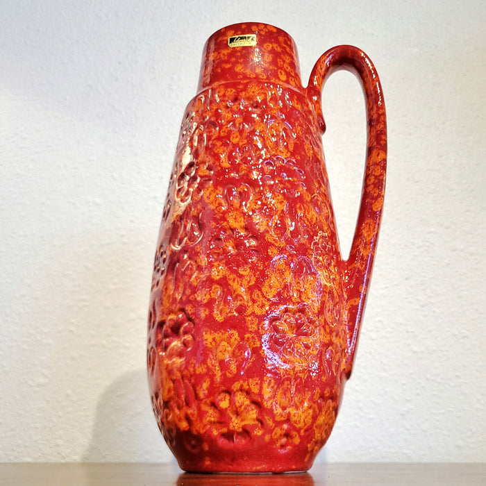 TALL SCHEURICH ‘BERNINA’ PITCHER VASE Nr. 424/34