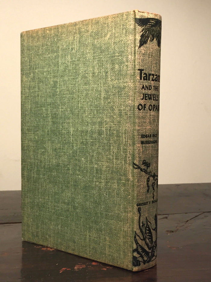 TARZAN AND THE JEWELS OF OPAR, by Edgar Rice Burroughs, 1918 (1940s Ed), HC/DJ