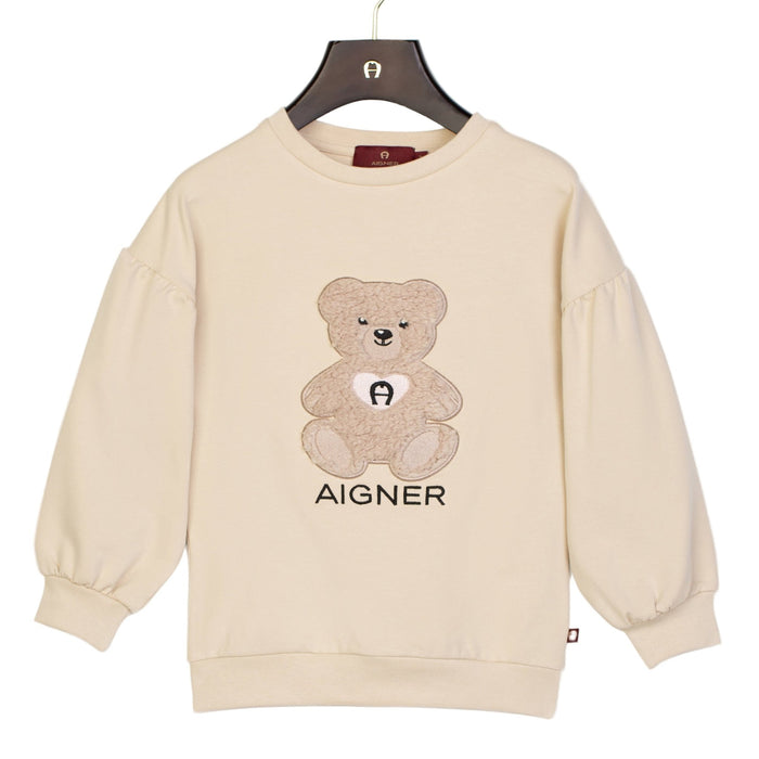 AIGNERTeddy Bear Logo Sweatshirt4062176798972SAVANNA