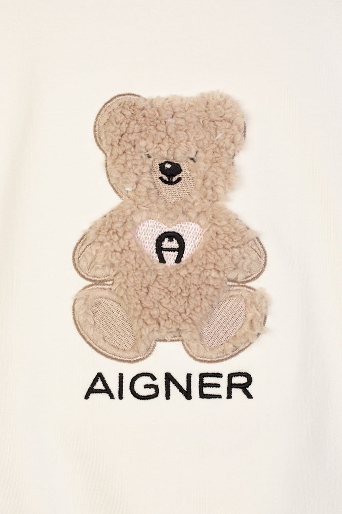 AIGNERTeddy Bear Logo Sweatshirt4062176816959SAVANNA