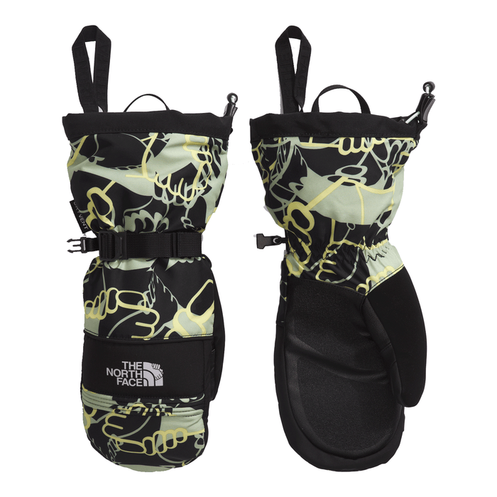The North Face Women's Montana Ski Mitt 2024 TNF Black Hands Small Print