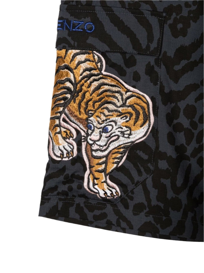 KENZOTiger Print Short3143160709349SAVANNA