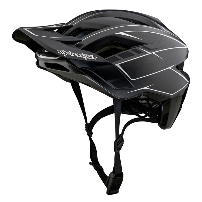Troy Lee Flowline SE Helmet Pinstripe Charcoal/Black