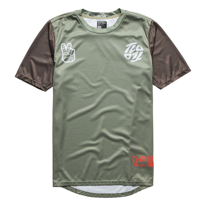 Troy Lee Flowline S/S Jersey 2024 Flipped Olive