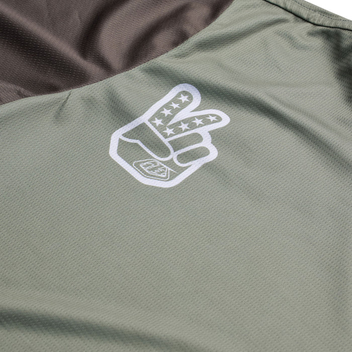 Troy Lee Flowline S/S Jersey 2024 Flipped Olive