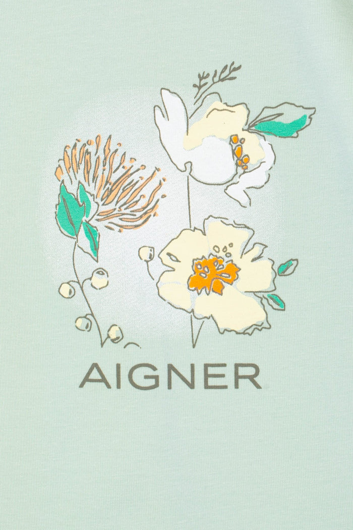 AIGNERTulle Floral Print T-Shirt4062176874164SAVANNA